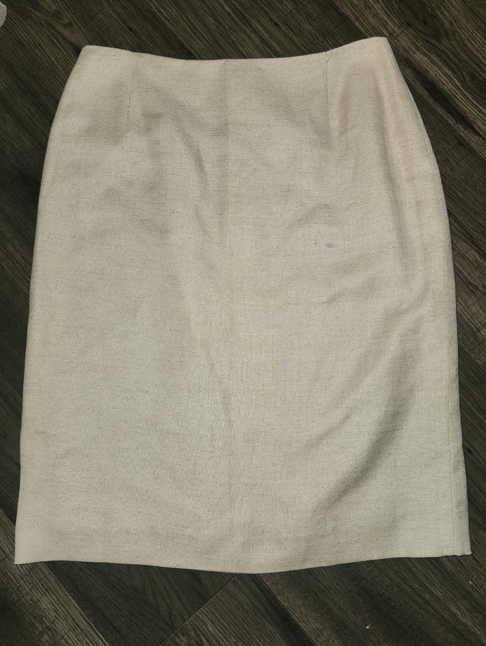 ANTONIO MELANI Cream Pencil Skirt